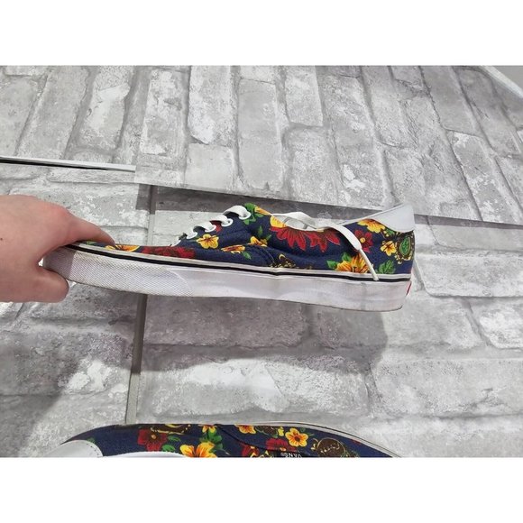VANS Classic TC6D Floral Canvas Classic Style Lace floral design W 12, M 10.5‎ - Picture 11 of 11